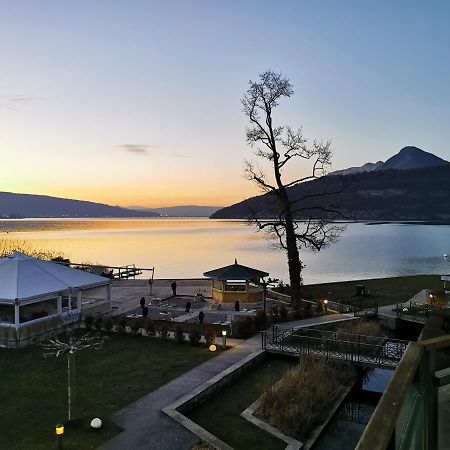 Lac Annecy Plage Privee, Duplex Baie Des Voiles Duingt Dış mekan fotoğraf