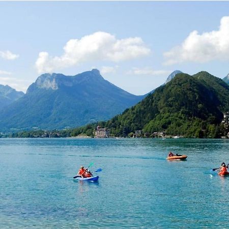 Lac Annecy Plage Privee, Duplex Baie Des Voiles Duingt Dış mekan fotoğraf