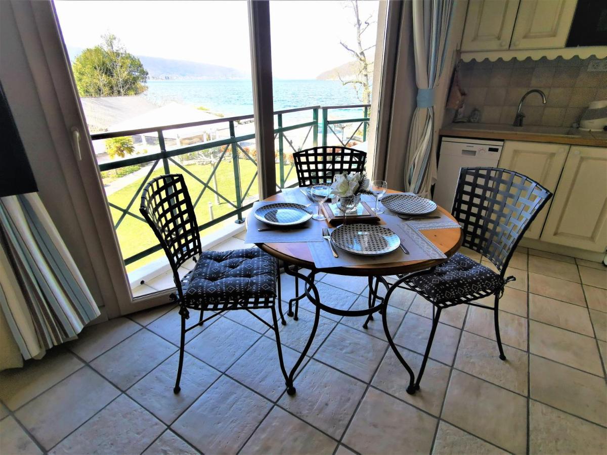 Lac Annecy Plage Privee, Duplex Baie Des Voiles Duingt Dış mekan fotoğraf