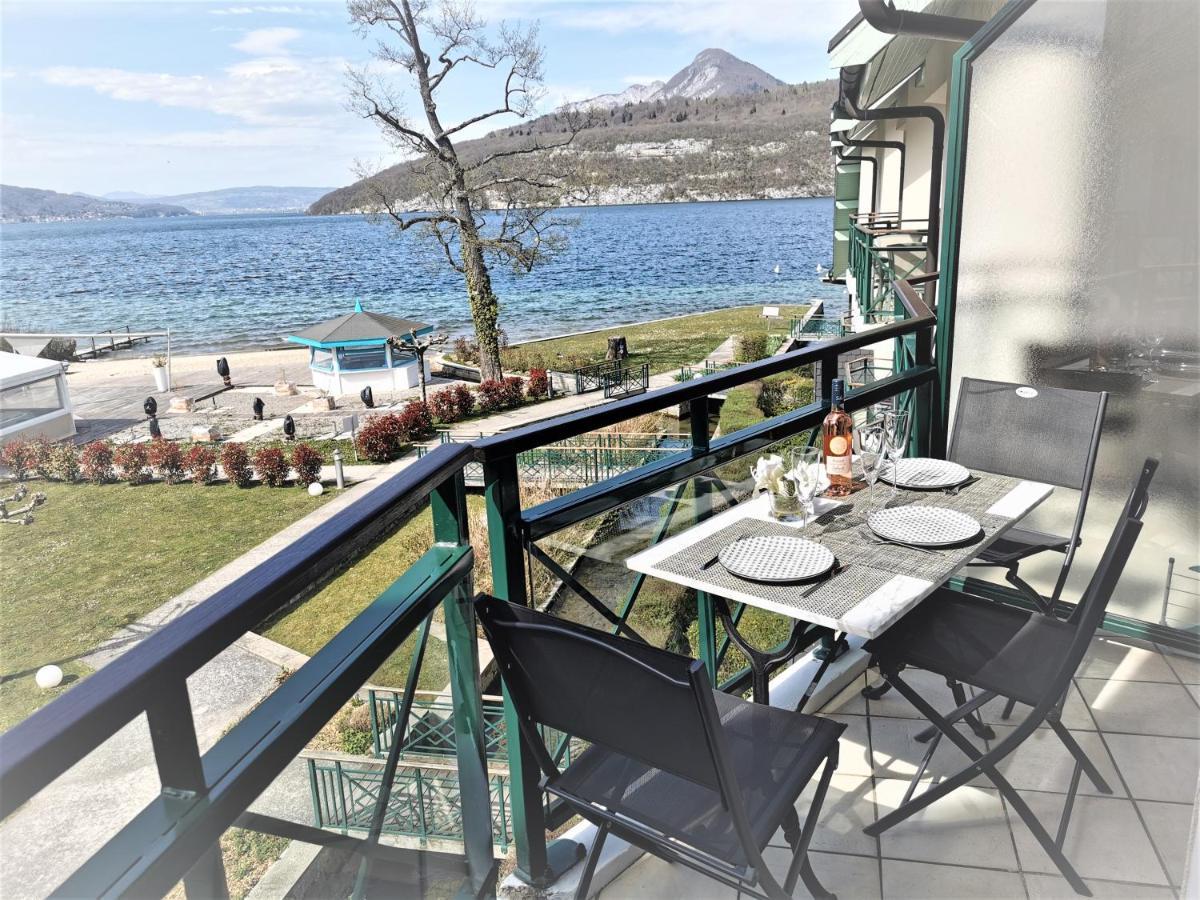 Lac Annecy Plage Privee, Duplex Baie Des Voiles Duingt Dış mekan fotoğraf