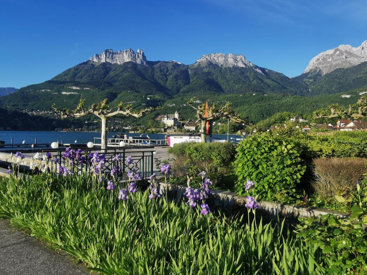 Lac Annecy Plage Privee, Duplex Baie Des Voiles Duingt Dış mekan fotoğraf