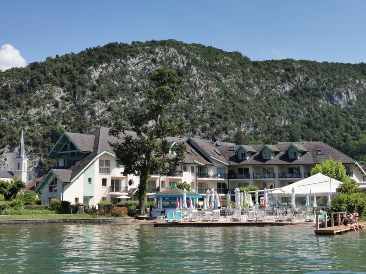 Lac Annecy Plage Privee, Duplex Baie Des Voiles Duingt Dış mekan fotoğraf