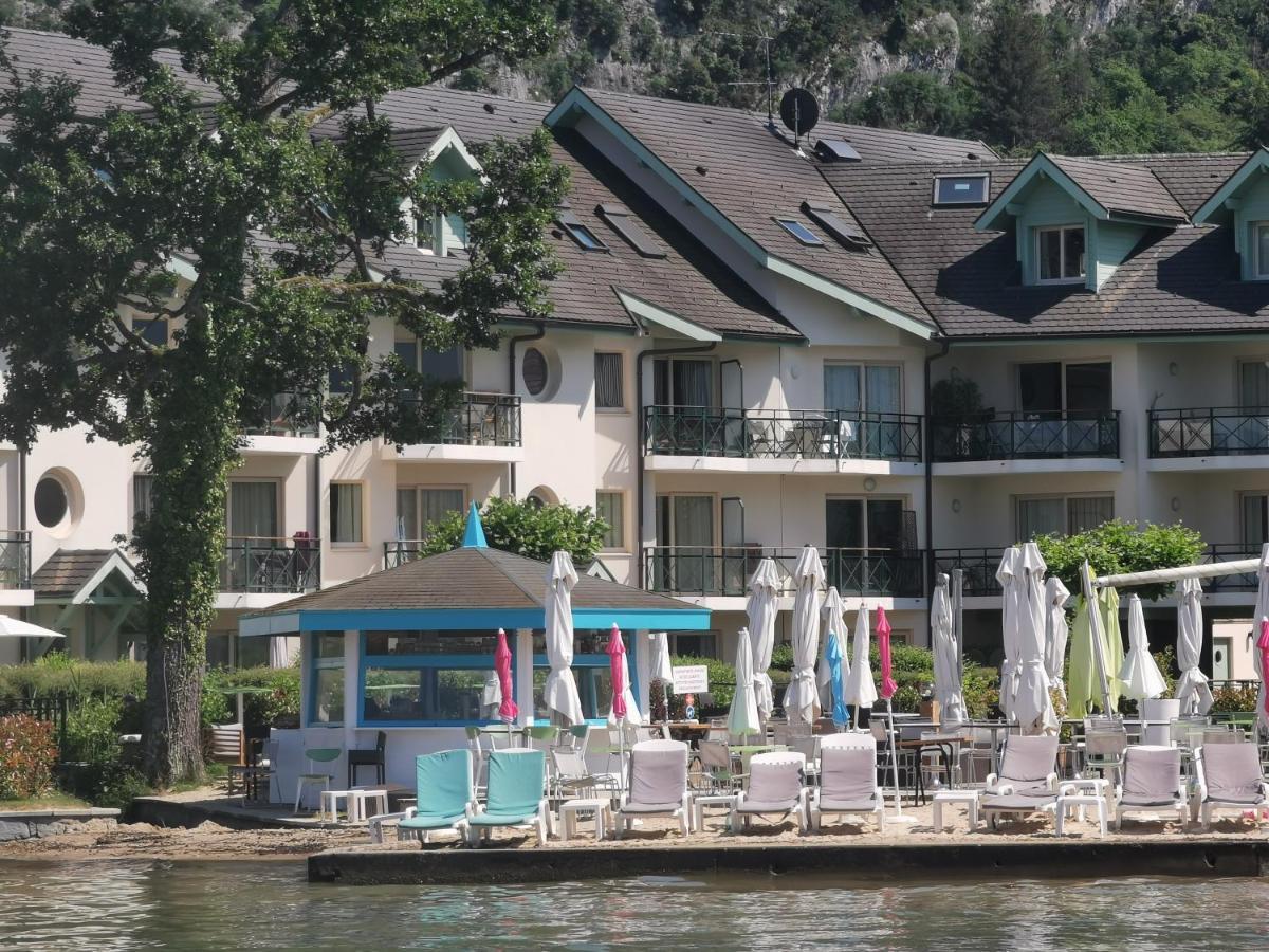 Lac Annecy Plage Privee, Duplex Baie Des Voiles Duingt Dış mekan fotoğraf