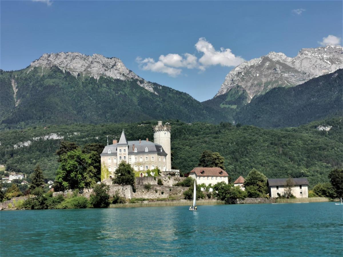 Lac Annecy Plage Privee, Duplex Baie Des Voiles Duingt Dış mekan fotoğraf